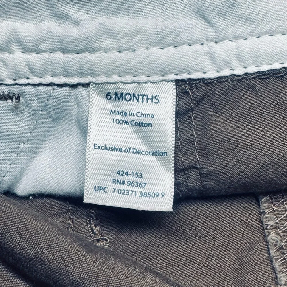 🦀 OshKosh B’gosh Baby Overalls – Size 6 Months 🧡